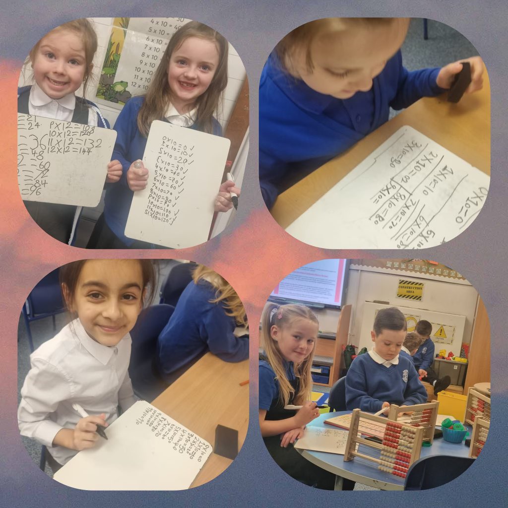 missmcgowan_'s tweet photo. Independent learning at our Times Table station today! Fantastic work https://t.co/6aiot0b2JL