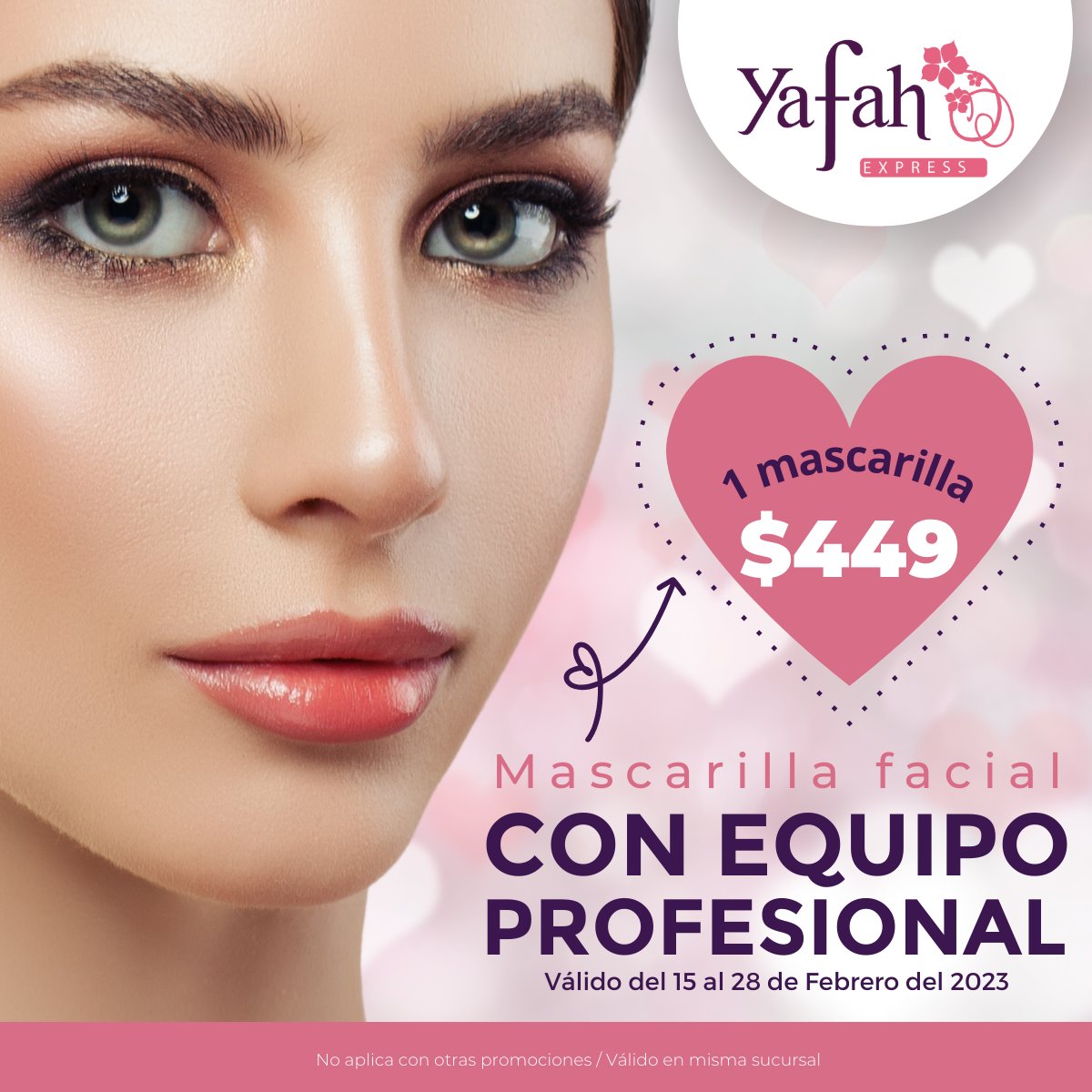 CatedralYafah's tweet photo. En este mes del amor y la amistad tenemos para ti estas increíbles promociones.
¡Aprovecha! 🙌
✅Depilación de axila o bikini 3 sesiones por $396
✅Una mascarilla facial con equipo profesional $449
Luce hermosa en todo momento ❤️
#Promociones #Febrero #Amoryamistad #YafahExpress https://t.co/OnXpDJfMl8