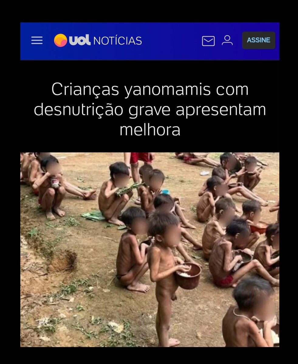 lazarorosa25's tweet photo. Sim, fiz o L e meu voto salvou as crianças yanomamis. https://t.co/EKajM44LzN