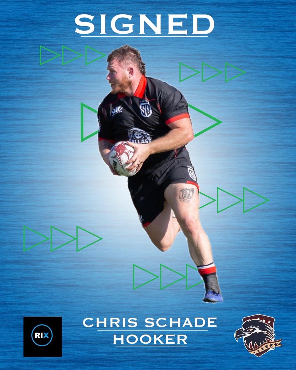 RugbyIndex's tweet photo. ICYMI: MLR veteran, Chris Schade makes history signing contracts with NOLA Gold of @usmlr and American Raptors of @slarugby for the 2023 season. The hooker is a native of Ohio, playing is club rugby at Columbus Rugby and college rugby at Ohio University. https://t.co/E3vad9Wr6f