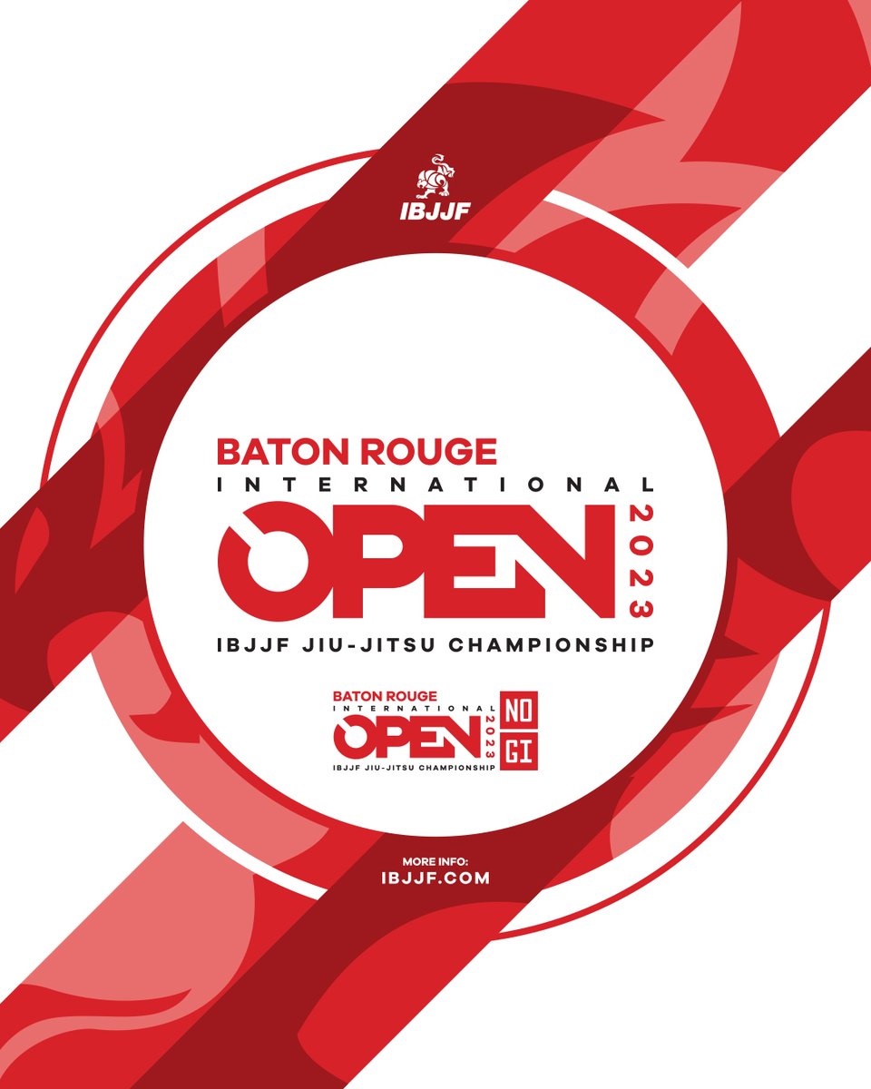 IBJJF on Twitter "Registration fore the Baton Rouge Open Gi & NoGi is