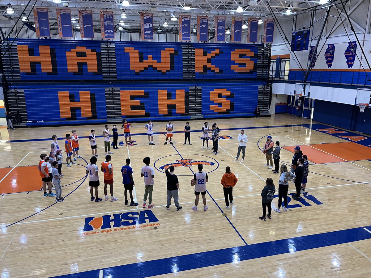 Always one of the best days of the year. Big thanks to Coach McGarvey and our unified Special Olympics squad for joining us for practice today! So proud of our guys’ leadership, character, and inclusion. Lots of smiles, laughs, high 5s and love shown! #UBUNTU