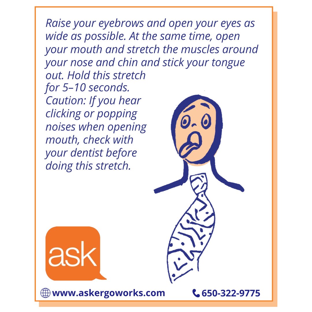 askergoworks's tweet photo. Here is another great stretch you can do at your workstation. https://t.co/Di1lF13jMn