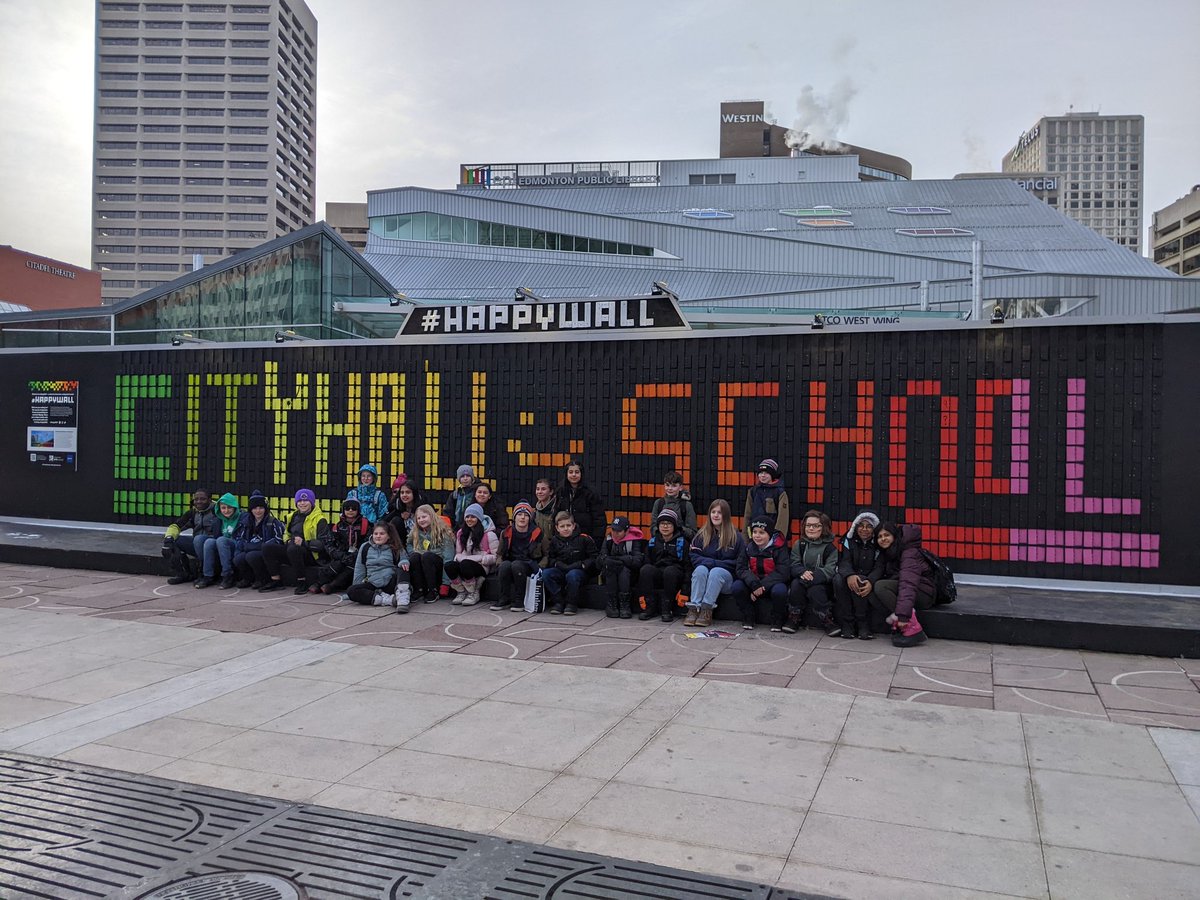 CityHallSchool's tweet photo. Thanks for the shout out grade 6s!
#happywall @artsedmonton https://t.co/TpigZ1HzMK