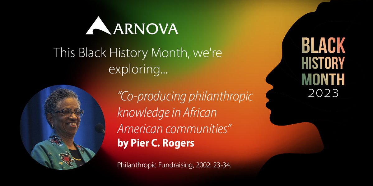 ARNOVA's tweet photo. February is #blackhistorymonth. To join in the celebration, #ARNOVA is highlighting scholarship that illuminates the important role of Black individuals, communities, and organizations in the U.S. nonprofit sector.
https://t.co/etabeDKpHo https://t.co/Bd0599Smqj