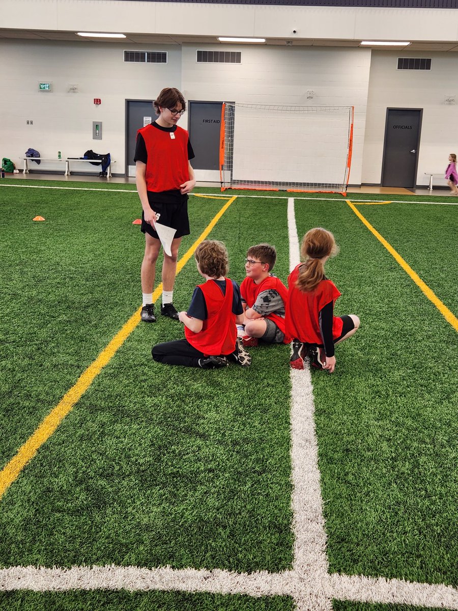 CWcseagles's tweet image. Seniors taking the lead in our WMF touch football sessions!