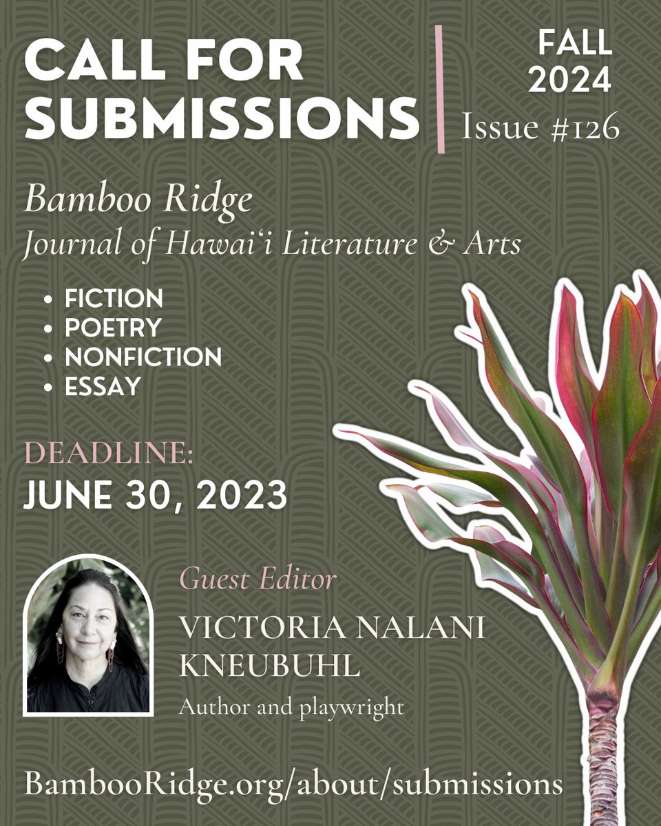 Bamboo Ridge Press tweet media