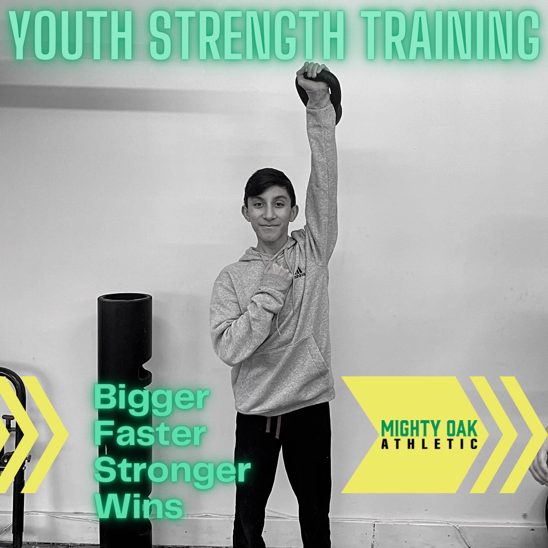 michaelockrim's tweet photo. Did you know that strength training can benefit your child's physical health and athletic performance? Incorporating age-appropriate exercises can improve bone density, muscular strength, and overall fitness. Contact @MightyAthletic #strengthtraining #kidsfitness https://t.co/ih4p81Nkql