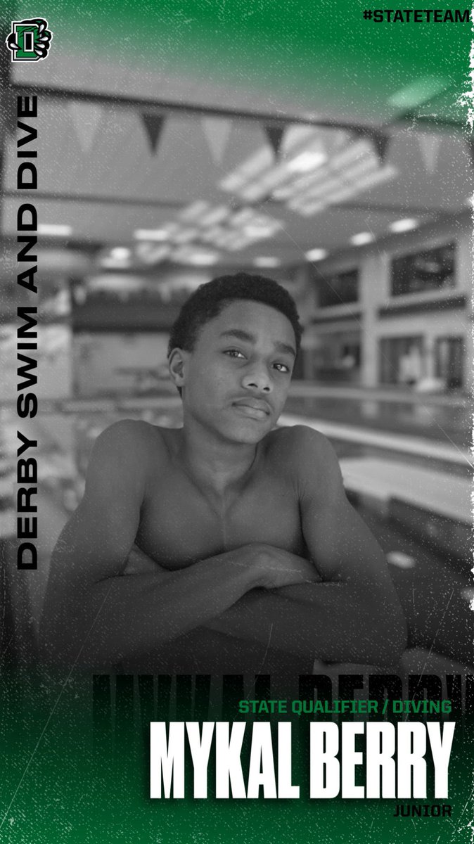 DerbySwimDive's tweet photo. STATE TEAM
The divers are headed to state today so let’s meet the dive team: Senior Kael Ramsey, Junior Mykal Berry and Freshmen Corbyn Turner! https://t.co/TiHzN9vMJ2