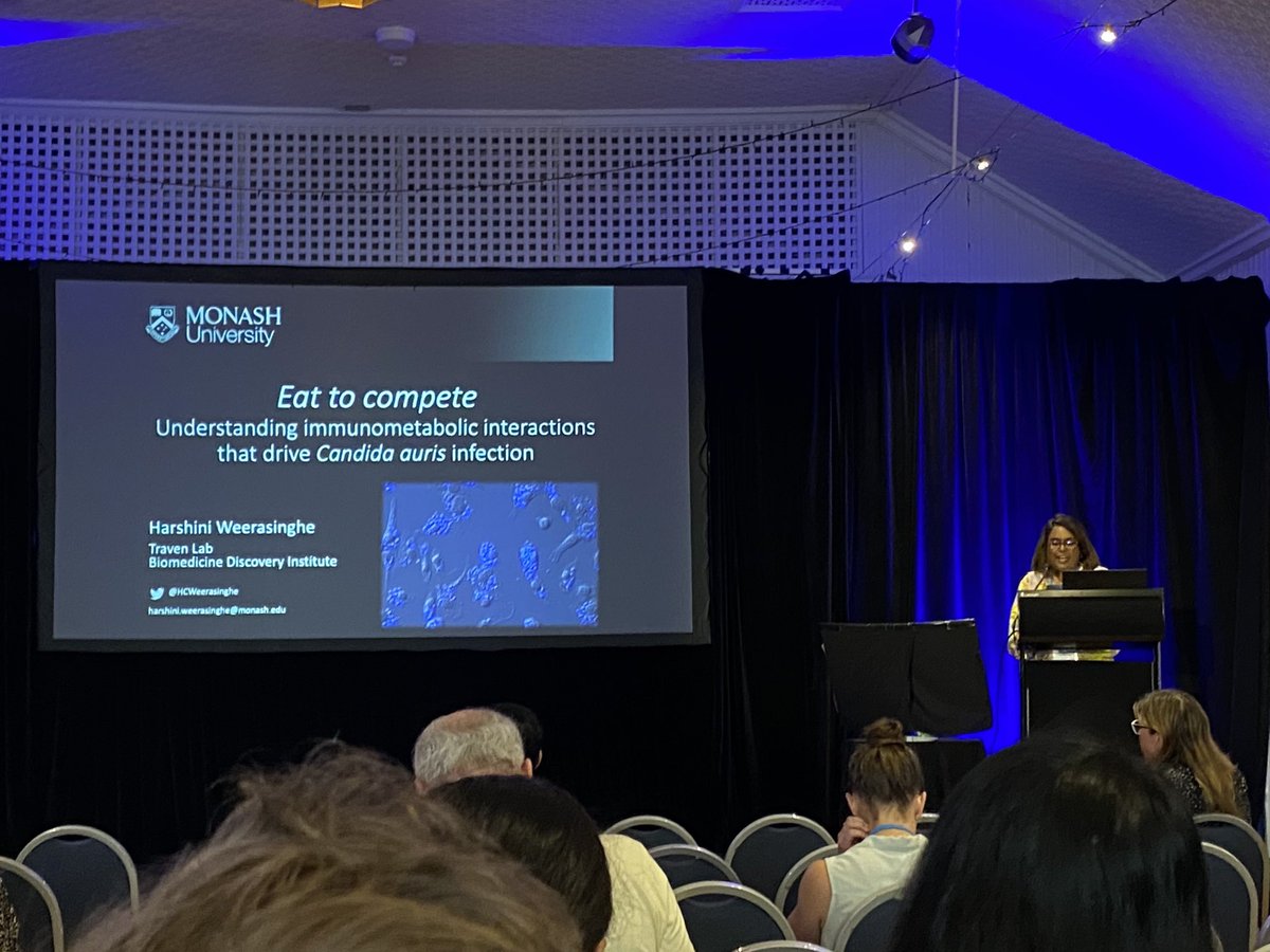 CiiiD Hudson (@ciiid_hudson) on Twitter photo This year's #LorneIandI Hartland Oration (named in honour of our <a href="/Hudson_Research/">Hudson Institute of Medical Research</a> Director <a href="/ProfHartland/">Elizabeth Hartland</a>!) delivered by @HCWeerasinghe is a sobering warning on the dangers of fungal pathogens, which can out-compete immune cells for nutrients and avoid detection 🍄 <a href="/The_VIIN/">VIIN</a> This year's #LorneIandI Hartland Oration (named in honour of our <a href="/Hudson_Research/">Hudson Institute of Medical Research</a> Director <a href="/ProfHartland/">Elizabeth Hartland</a>!) delivered by @HCWeerasinghe is a sobering warning on the dangers of fungal pathogens, which can out-compete immune cells for nutrients and avoid detection 🍄 <a href="/The_VIIN/">VIIN</a>