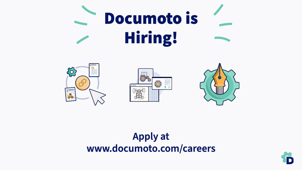 Documoto is hiring!  

We are pleased to announce that we have opened two new roles, Chief Financial Officer and Business Development Representative.  

Are you a great fit?  

To apply, visit our careers page. We can’t wait to meet you!  

 hubs.ly/Q01CwHq00