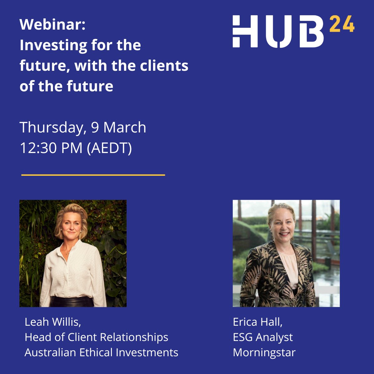 What are the latest trends shaping the responsible investing landscape and what do they mean for advisers serving a younger, more engaged client base? 

Join our next webinar:  bit.ly/3k2dmyT

#Innovationthatdelivers