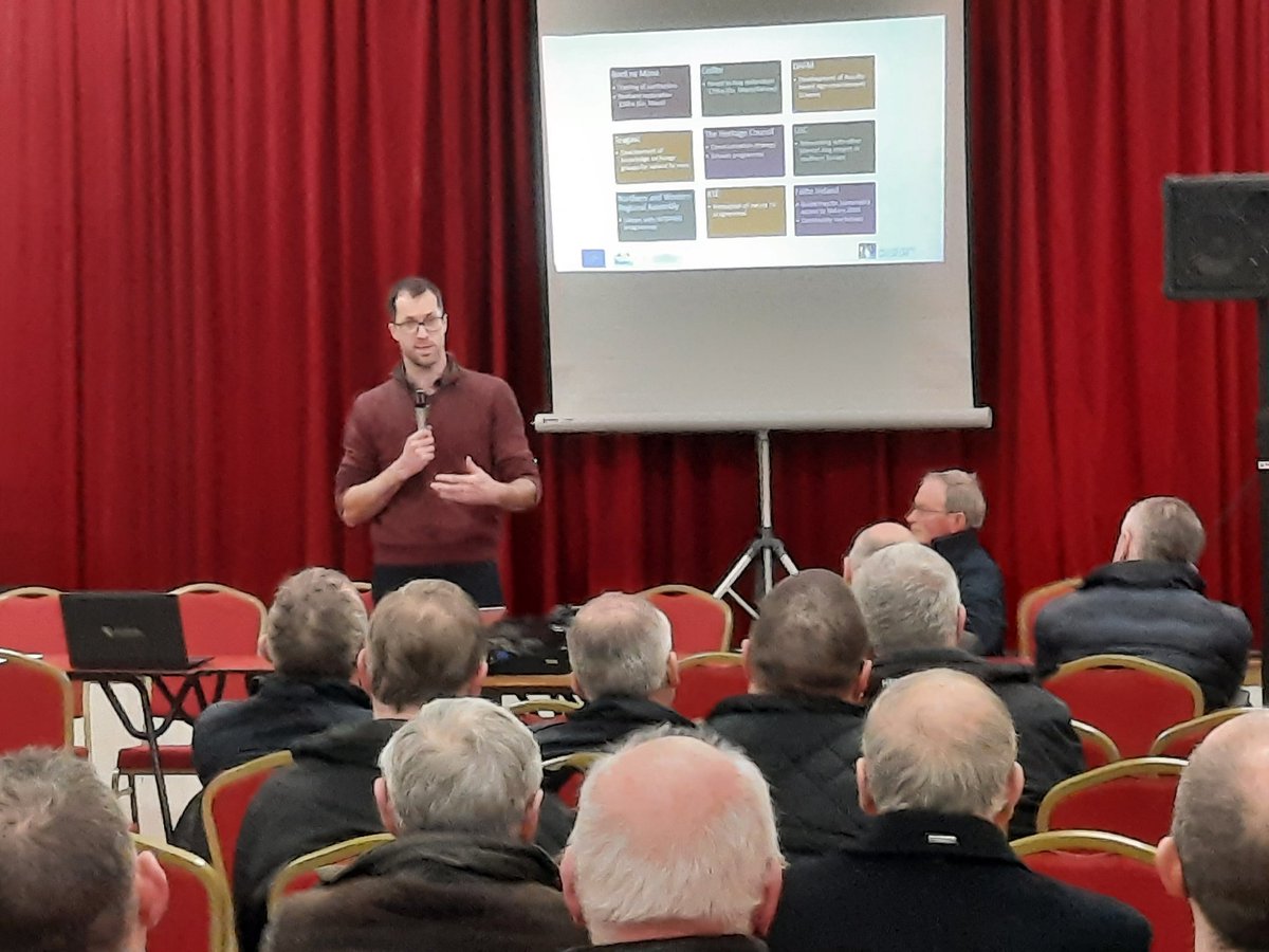 Bangor Erris IFA Regional meeting hears of the complex and dangerous Proposed EU Nature Restoration from @PaulOBrien2020 with Caillin Conneely IFA Hill/ Michael Biggins Nat Rural Dev. Also speaking @LIFEraisedbogs @IFAmedia @radiomidwest