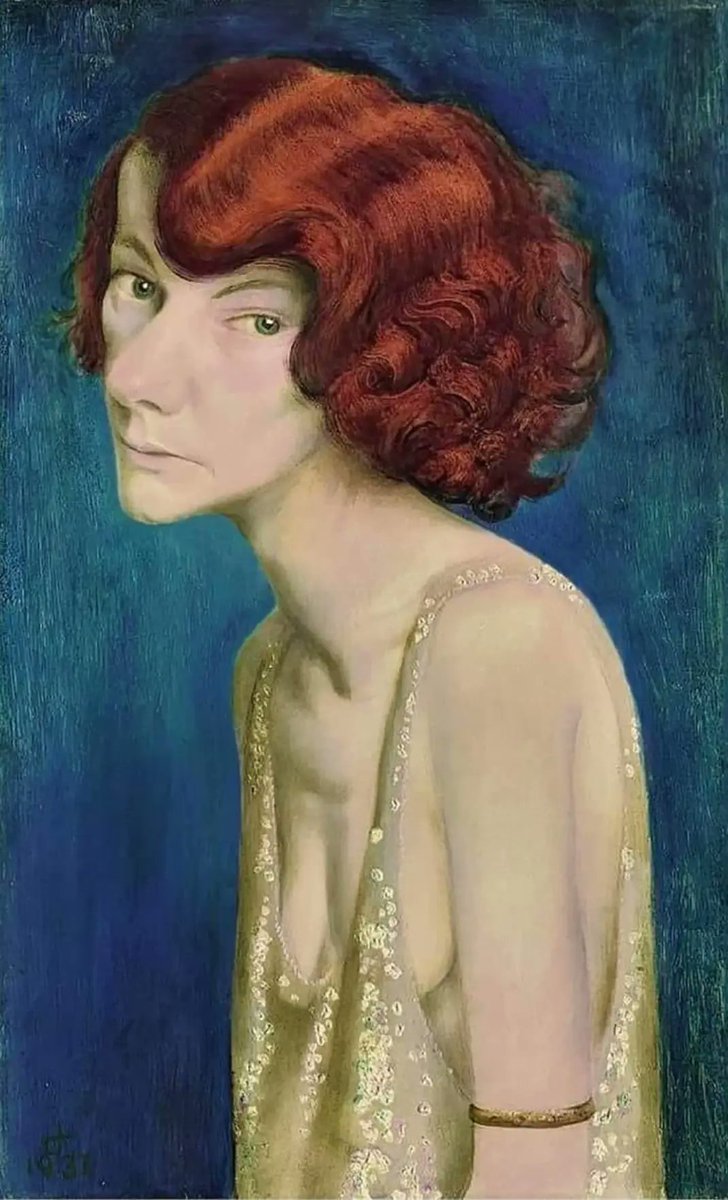 katarzyna hildreth on Twitter "Otto Dix Woman with red hair 1931"