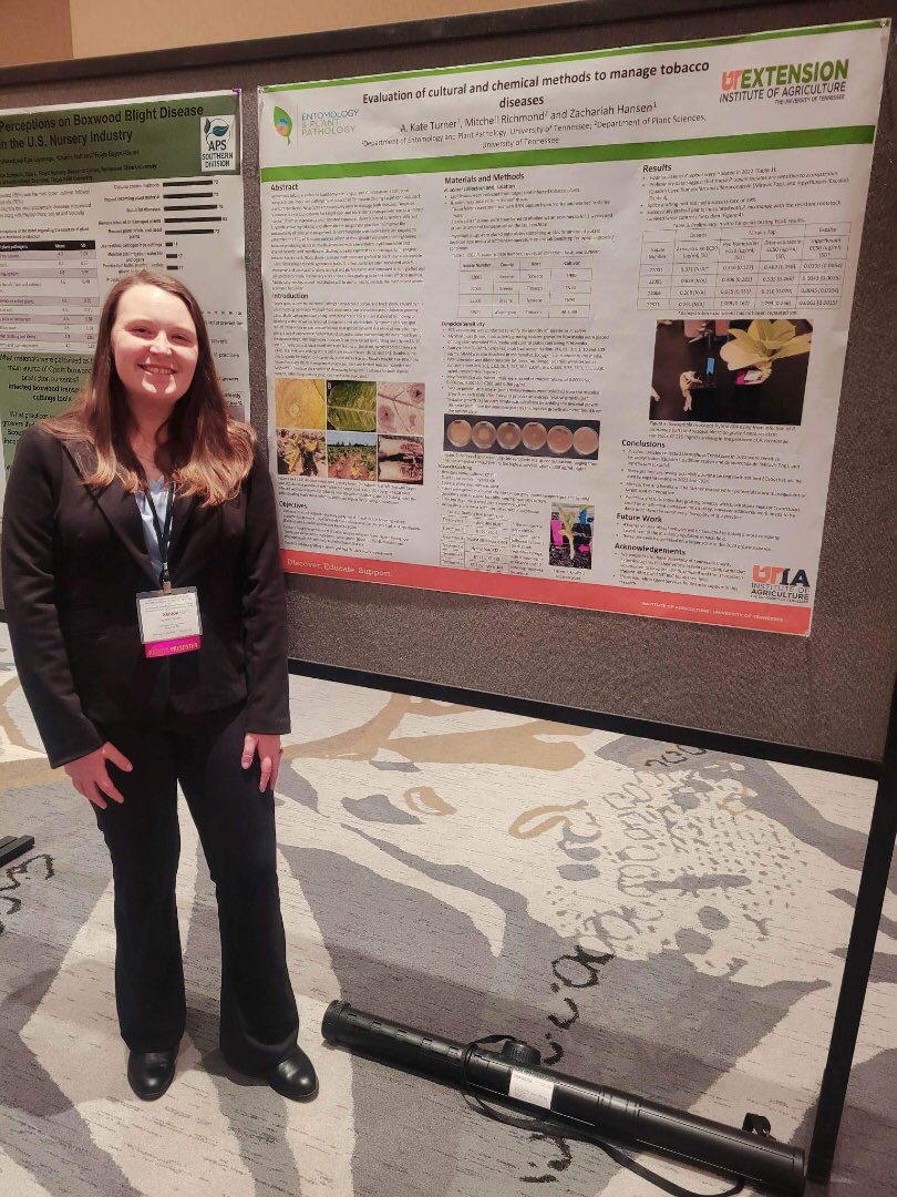 PlantDiseaseGuy's tweet photo. Good to see lots great plant pathologists at #SDAPS2023 this week, &amp; a couple of nice posters by @Akaplantpath &amp; @Millercrops. @epp_tn well represented here! https://t.co/IqxghWfytS