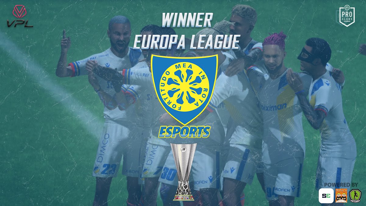 Livorno eSports (@livornoesports) on Twitter photo 🏆| <a href="/VPLglobal/">Virtualproleague</a> 🇪🇺Europa League #PS5
✅| First place
#eSports #Proclub
#ProClubItalia
#FIFA23 🏆| <a href="/VPLglobal/">Virtualproleague</a> 🇪🇺Europa League #PS5
✅| First place
#eSports #Proclub
#ProClubItalia
#FIFA23