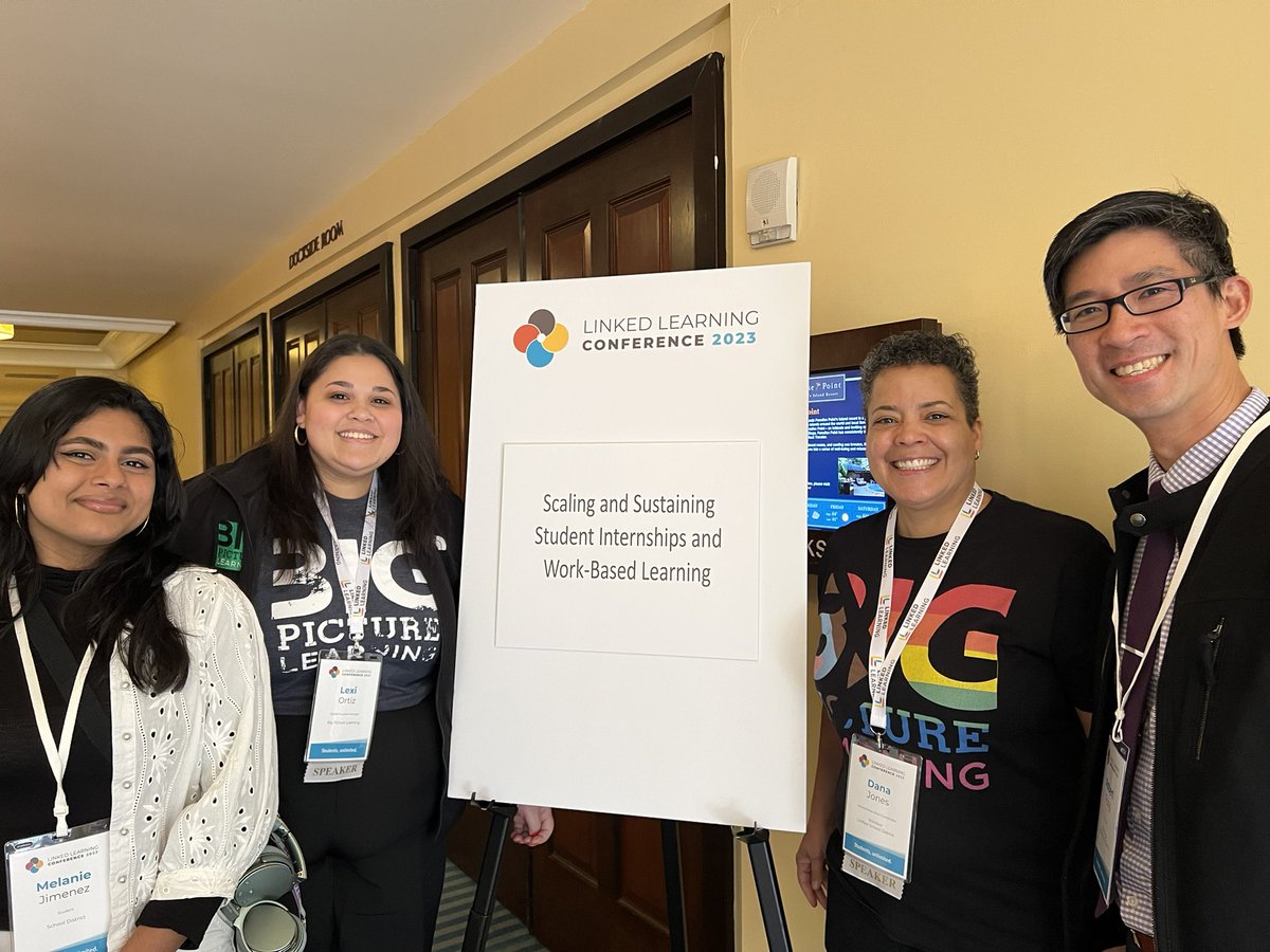 AnthonettePena's tweet image. Next up: @bigpiclearning @ImBlazeBPL Scaling and Sustaining Student Internships and Work Based Learning #LLconference23 #linkedlearning