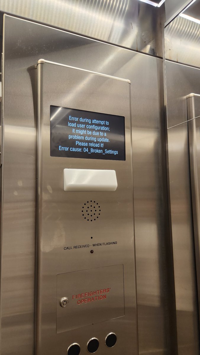 jonwhopkins's tweet photo. @ProssimoISRG @pomeranian99 @techreview Seen in an elevator at the hotel in Cayman Islands today after finishing the article on the plane: https://t.co/tpENU19Brv