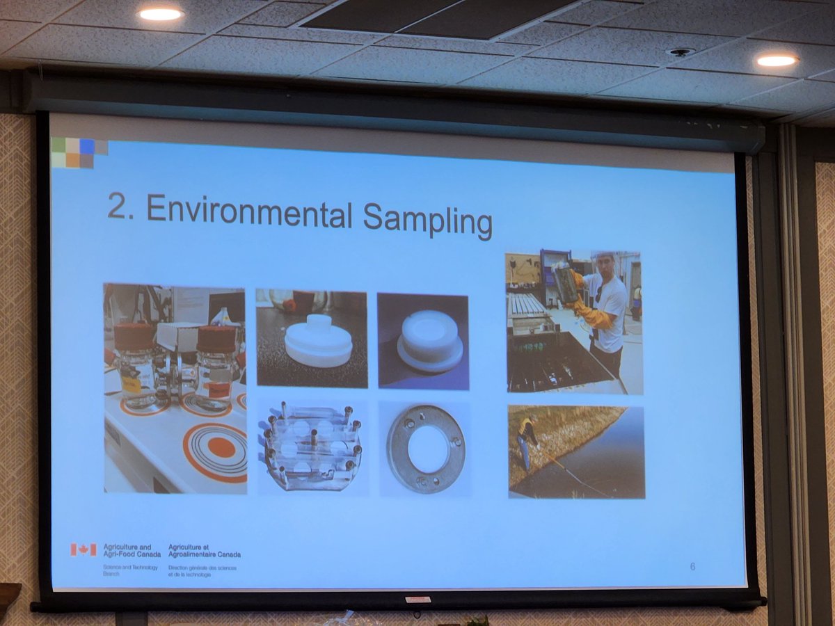 FarmingSmarter's tweet photo. Dr. @JonathanChallis stopped by #FSConf to tell us about his research program at @AAFC_Canada! https://t.co/wR8FLknIjh