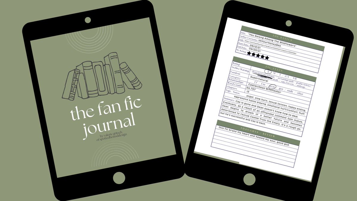 spottedhoundart's tweet photo. The Fan Fic Journal - Digital Printable PDF Reading Tracker for Fan Fiction https://t.co/VmlYH7Arqu #spottedhounddesign #fanficjournal #digitalbooktracker #readingtracker #printabletracker #pdfbooktracker https://t.co/gGag2wSQi2