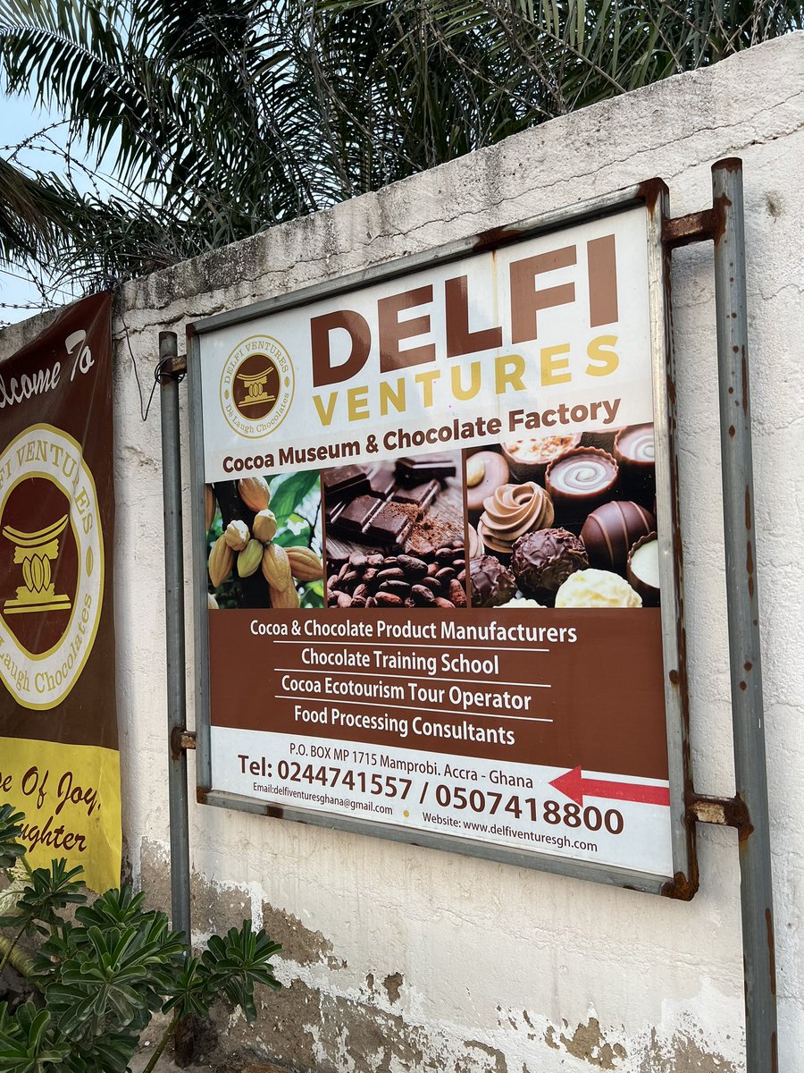 JournalistDumba's tweet photo. Delfi Ventures gives tour to school children at chocolate factory.
Small scale chocolate production company, Delfi Ventures Cocoa Museum and Chocolate, are giving local schools around its vicinity a tour of their chocolate factory. …1/3
(cont…) https://t.co/wl193m09G2