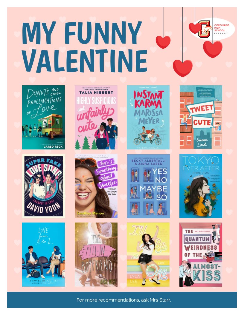 Coronado HS Library tweet media