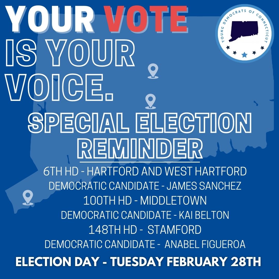 Young Democrats of Connecticut (@youngdemsct) on Twitter photo 