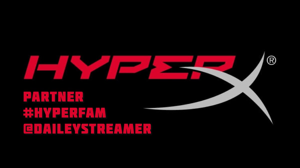 daileystreamer's tweet photo. Officially Announcing that I’m a @HyperX Partner. Huge things coming this month and can’t wait to share what’s in store next 👀 #HyperFam https://t.co/v5Gf3P6mpH