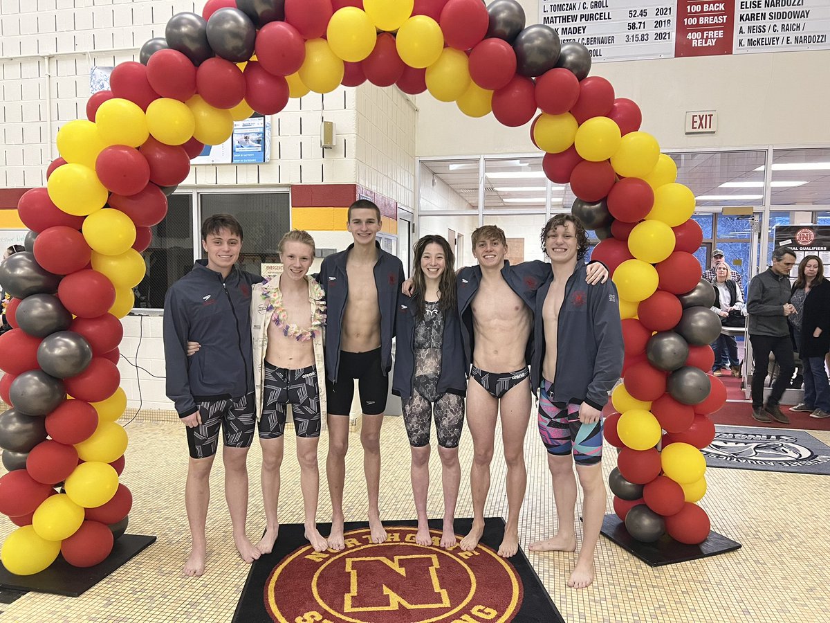 AvonworthA's tweet photo. Congratulations to these 6 Seniors on their incredible careers and contributions to the Northgate/Avonworth Swim Program. Your legacy is cemented.. with some big shoes to fill next year. Good luck to ALL of you.. we can’t wait to see what you accomplish next! #LOVEOURSENIORS https://t.co/XUJRZx0qqI