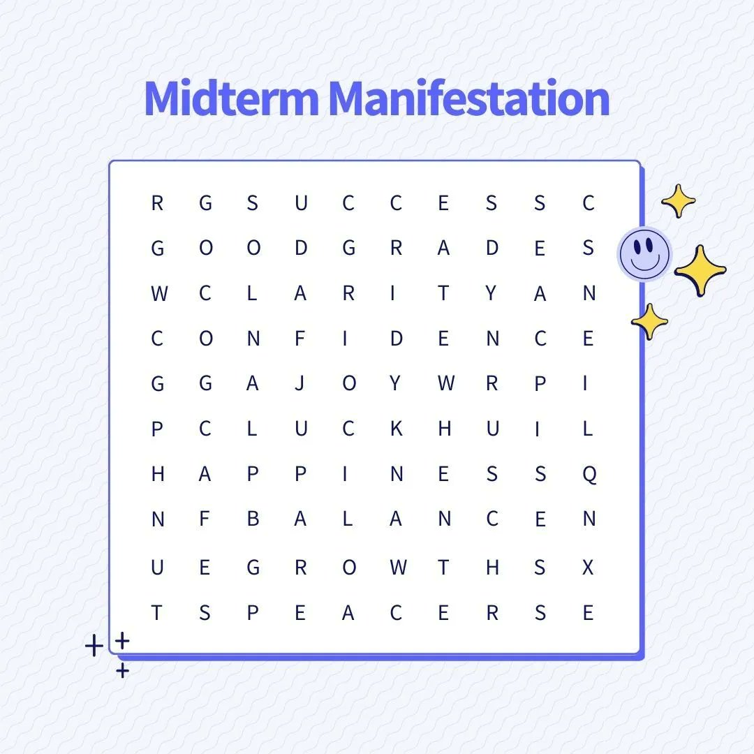 First word you see is what you are ✨ manifesting ✨ for yourself this semester. 💫
Comment yours! 
#midterms #bartleby #wordscramble #wordjumble #manifestation