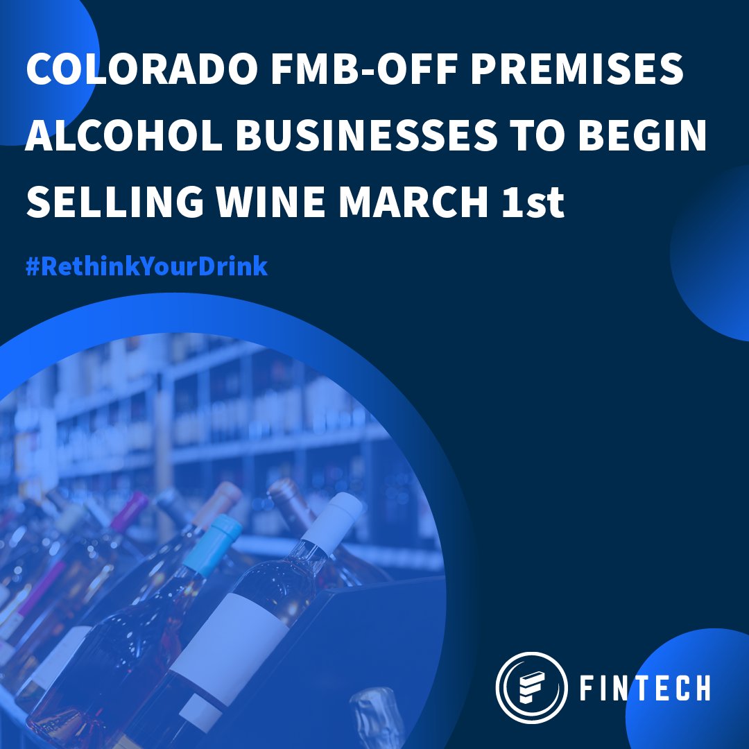 FintechBevAlc's tweet photo. ⛰️ Two weeks from today!! ⛰️
Starting 3/1, Fermented Malt Beverage Off-Premise Alcohol Businesses (FMB-OFF) in CO can begin selling wine 🍷🍾
Read the full review of this state-wide change and prepare your business for this adjustment: https://t.co/oVHvTsCVfT
#COWine https://t.co/4Xw7QR8xi3