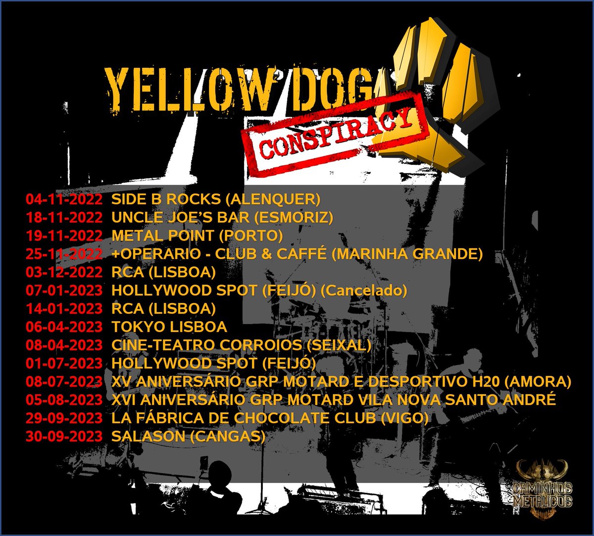 YellowDogConspi's tweet image. Confrontation Tour Updates

Follow us on Facebook, Instagram and Spotify

 #yellowdogconspiracy