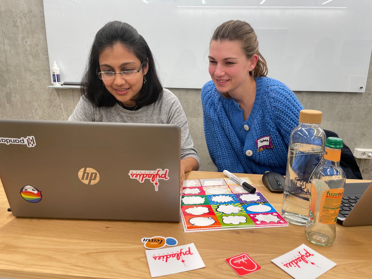 PyLadiesBer's tweet photo. Thank you all for bringing your energy, your questions and your contributions to @scikit_learn <3
All of our hearts and appreciation to the maintainers @MarenWestermann & @adrinjalali
And thank you @saucelabs for your support 🥂
See you again next week for another HackNight! https://t.co/jiT06Lhg13