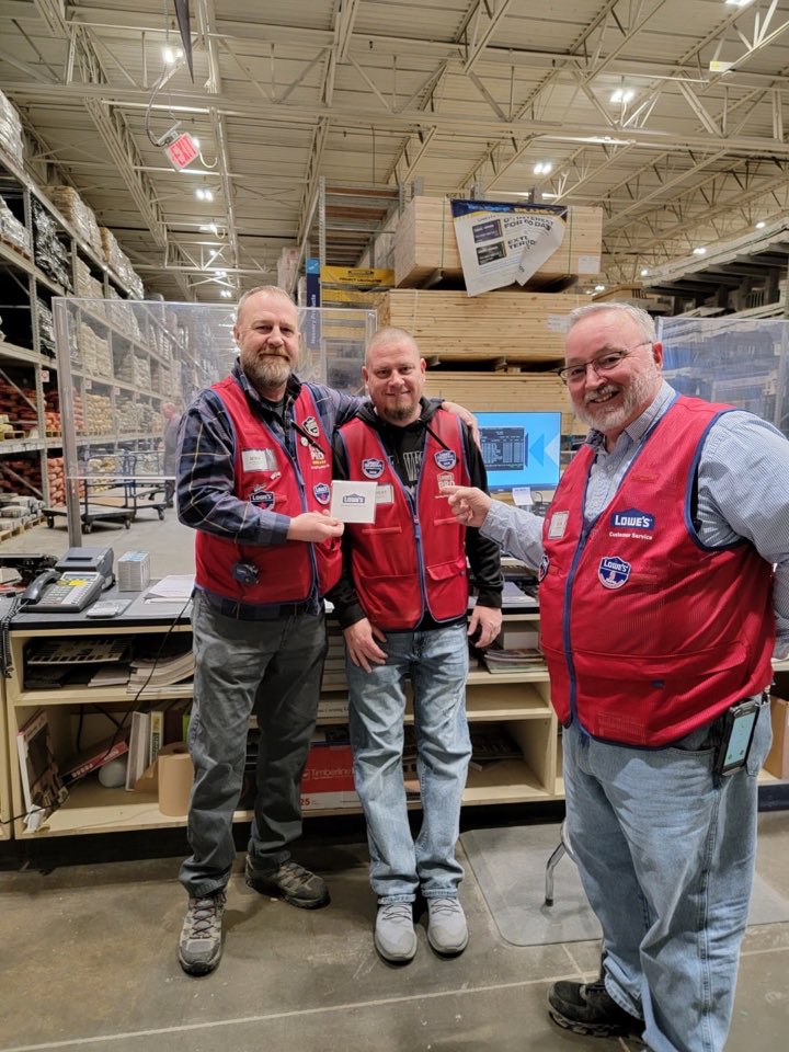 Mark Davis (@markdavisasm) on Twitter photo <a href="/LowesSafe/">Lowe's Safe</a> @merchantmike3 Hey Hank let’s give a big shout out to my PSS Brent Bennett. He followed policy and asked for an ID on an LAR found out it was fraudulent sent it up the ladder and through that one action probably saved the company tens of thousands of dollars. <a href="/LowesSafe/">Lowe's Safe</a> @merchantmike3 Hey Hank let’s give a big shout out to my PSS Brent Bennett. He followed policy and asked for an ID on an LAR found out it was fraudulent sent it up the ladder and through that one action probably saved the company tens of thousands of dollars.
