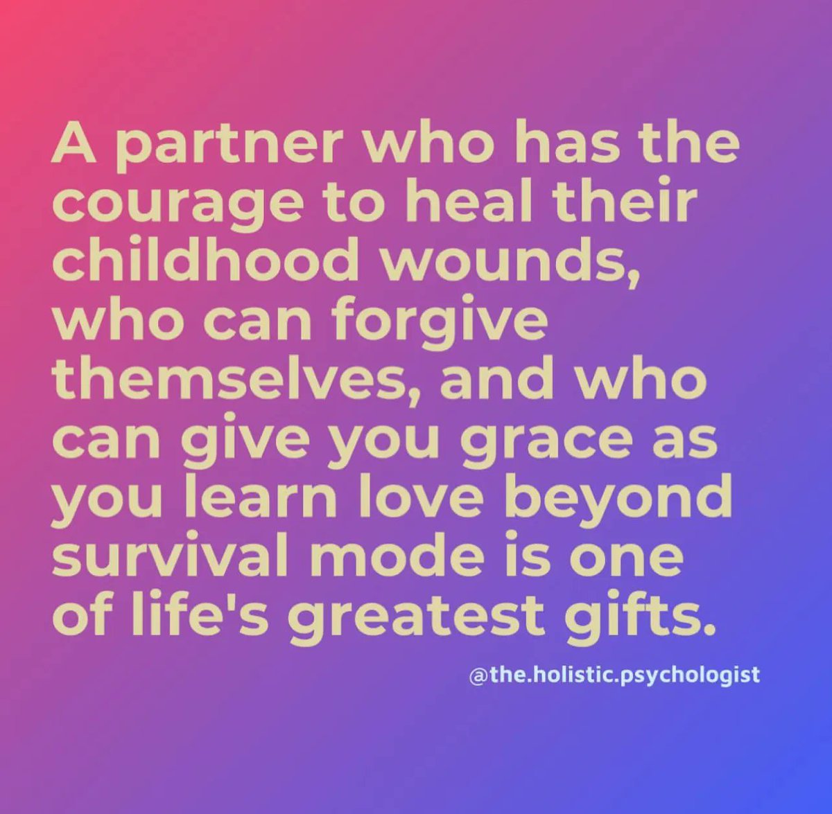 Agreed! #theholisticpsychologist #healing #wednesdaythought