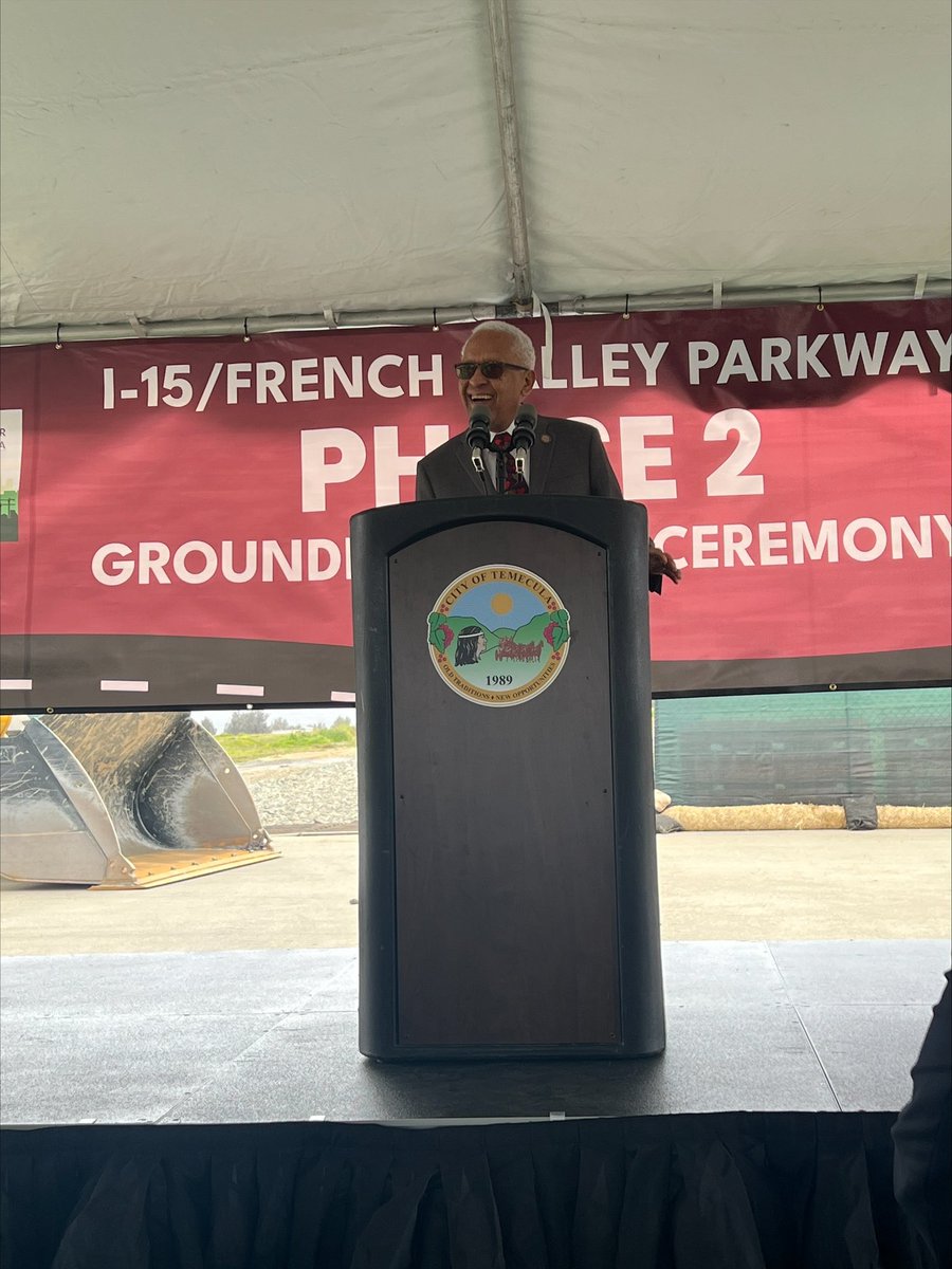 SupWashington's tweet photo. Yesterday, I joined U.S. Congressman Ken Calvert, WRCOG, and the City of Temecula for the groundbreaking of the I-15 / French Valley Parkway Phase 2 Project.

#I15 #Temecula #FrenchValley #ThrivingThird #ThirdDistrict #RivCoNow #RiversideCounty

(1/2) https://t.co/4dUyTLI0qE