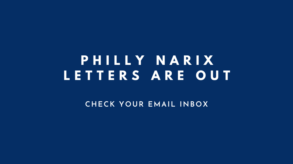 NARIX letters are officially out! Thank you everyone who applied; we had more applications than we've ever received!