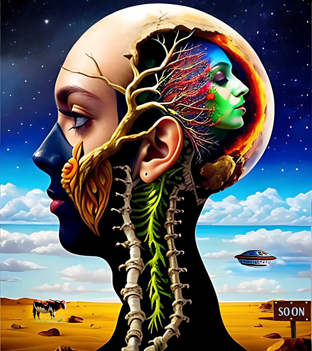 MotaMiner's tweet photo. gm ... meant to post this exploratory output yesterday, but couldn't find it until now. The organization struggle is real! #sovrnopen #aiart #promptvisions #artforme #stablediffusionart #isitalladream #isitalljustameme https://t.co/T4rTgzYs2w