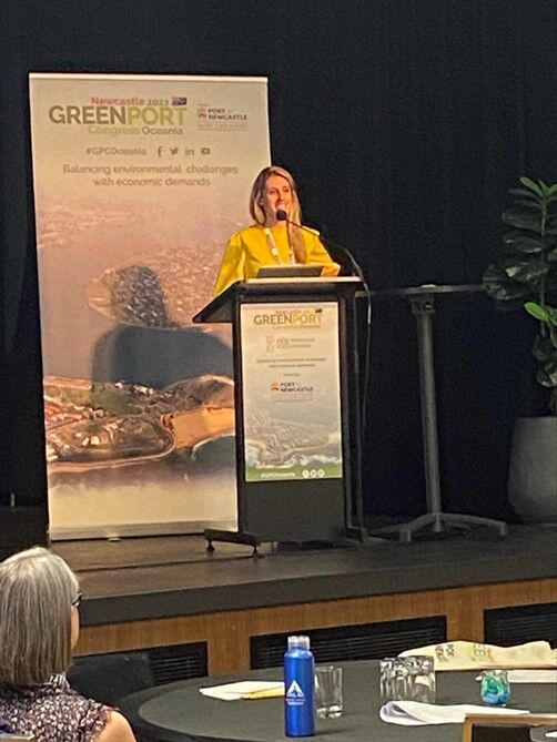 What are the pathways to #SustainablePorts? #PortAuthorityNSW is at #GPCOceania and part of the conversation of driving change with purpose - moderated by our GM, Projects Catherine Blaine.    #GreenPorts @abcnewsNewcstle @PortsAustralia @PortofNewcastle @GreenPortBiz