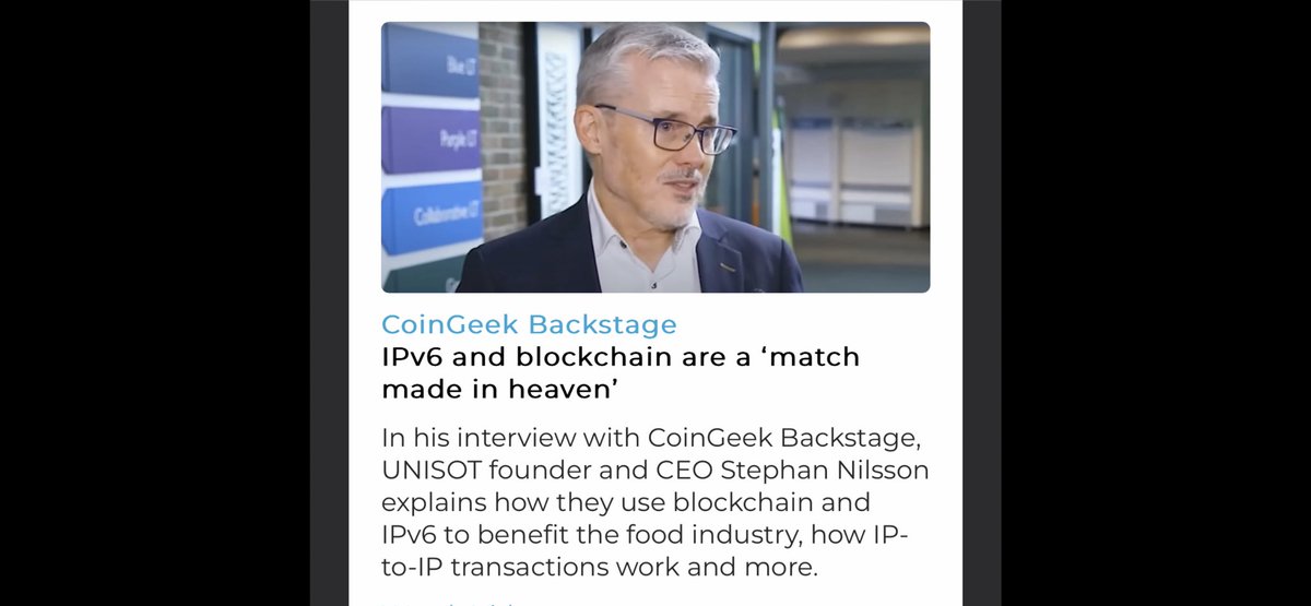 BlogueroDigital's tweet photo. THIS WEEK’S HIGHLIGHTS

#CoinGeekConversations
@Dr_CSWright: ‘Crypto’ regulation will make life easier for BSV

#WeeklyLivestream
Episode 5: AMA with @kurtwuckertjr

#CoinGeekBackstage
#IPv6 &amp; #blockchain are a ‘match made in heaven’

&amp; WHAT WE ARE READING
https://t.co/3Sa94Jgllf https://t.co/dJrBNDAMLr