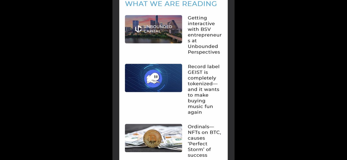 BlogueroDigital's tweet photo. THIS WEEK’S HIGHLIGHTS

#CoinGeekConversations
@Dr_CSWright: ‘Crypto’ regulation will make life easier for BSV

#WeeklyLivestream
Episode 5: AMA with @kurtwuckertjr

#CoinGeekBackstage
#IPv6 &amp; #blockchain are a ‘match made in heaven’

&amp; WHAT WE ARE READING
https://t.co/3Sa94Jgllf https://t.co/dJrBNDAMLr