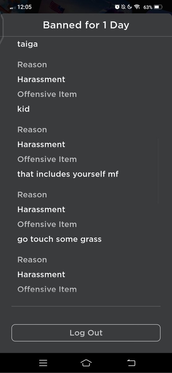 ROBINPLAYZ5's tweet photo. @Roblox @robloxdevrel i found an exploiter and actually reported him and this is what i get? I reported an exploiter and the exploiter reported me as for what harassment? How is any of these false reports are harassment? https://t.co/iNDgWW7t5r