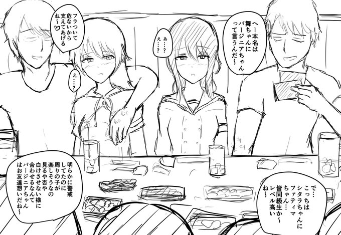 これも長らく放置してたコミマイベントの後の打ち上げ妄想
センシティブ設定にはしているけど不愉快に感じられる描写あるのでご注意ください 