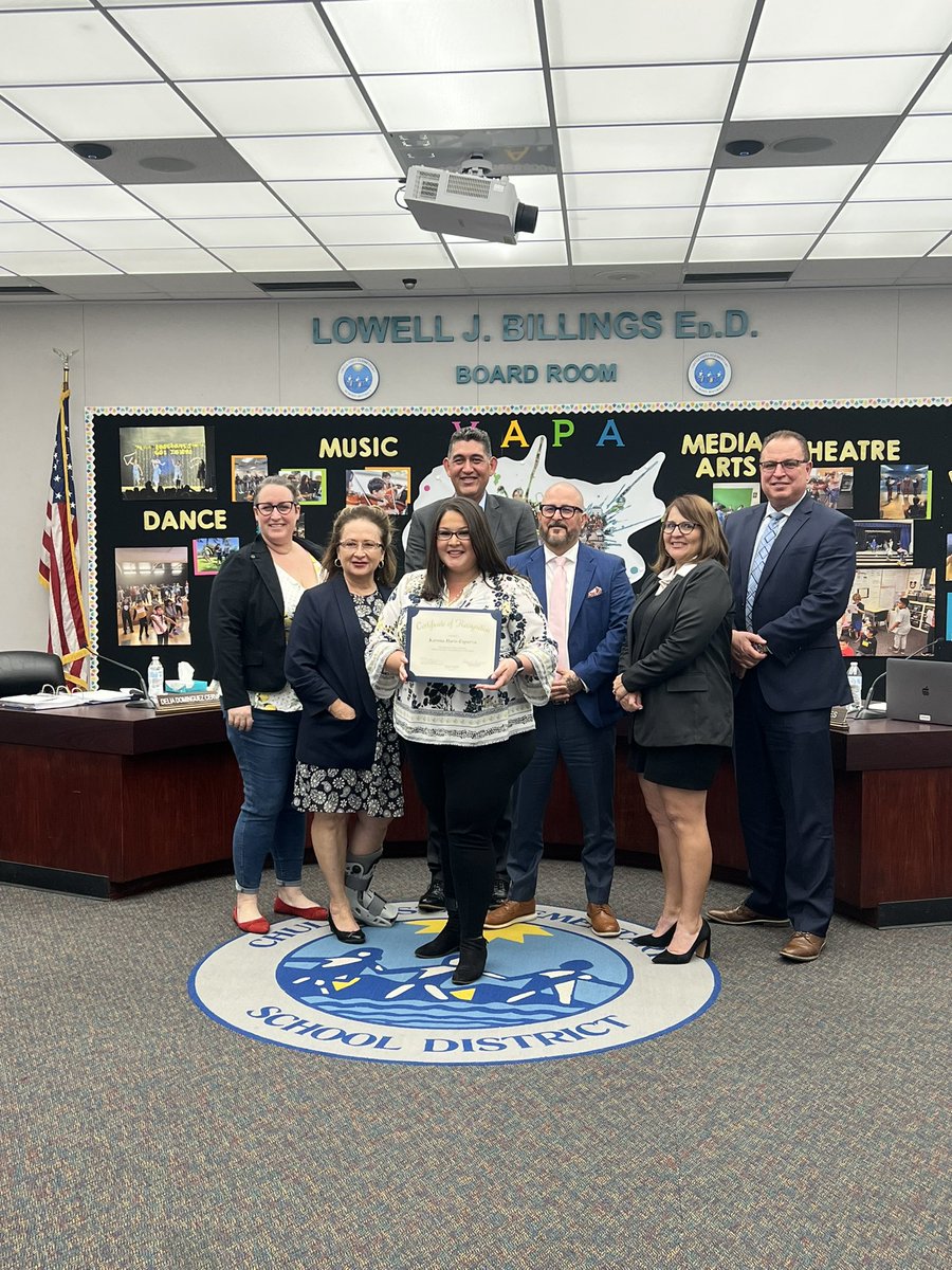 FeasterCharter's tweet photo. It was a very proud night for #FeasterLearns during tonight’s @cvesdnews board meeting! Grateful for our amazing team who give us so many reasons and opportunities to be recognized and celebrated!
🏆: NCUST certified school (FCMS)
🏆🏆: @sandiegocoe MS counselor of the year https://t.co/j2LM7MuZRL