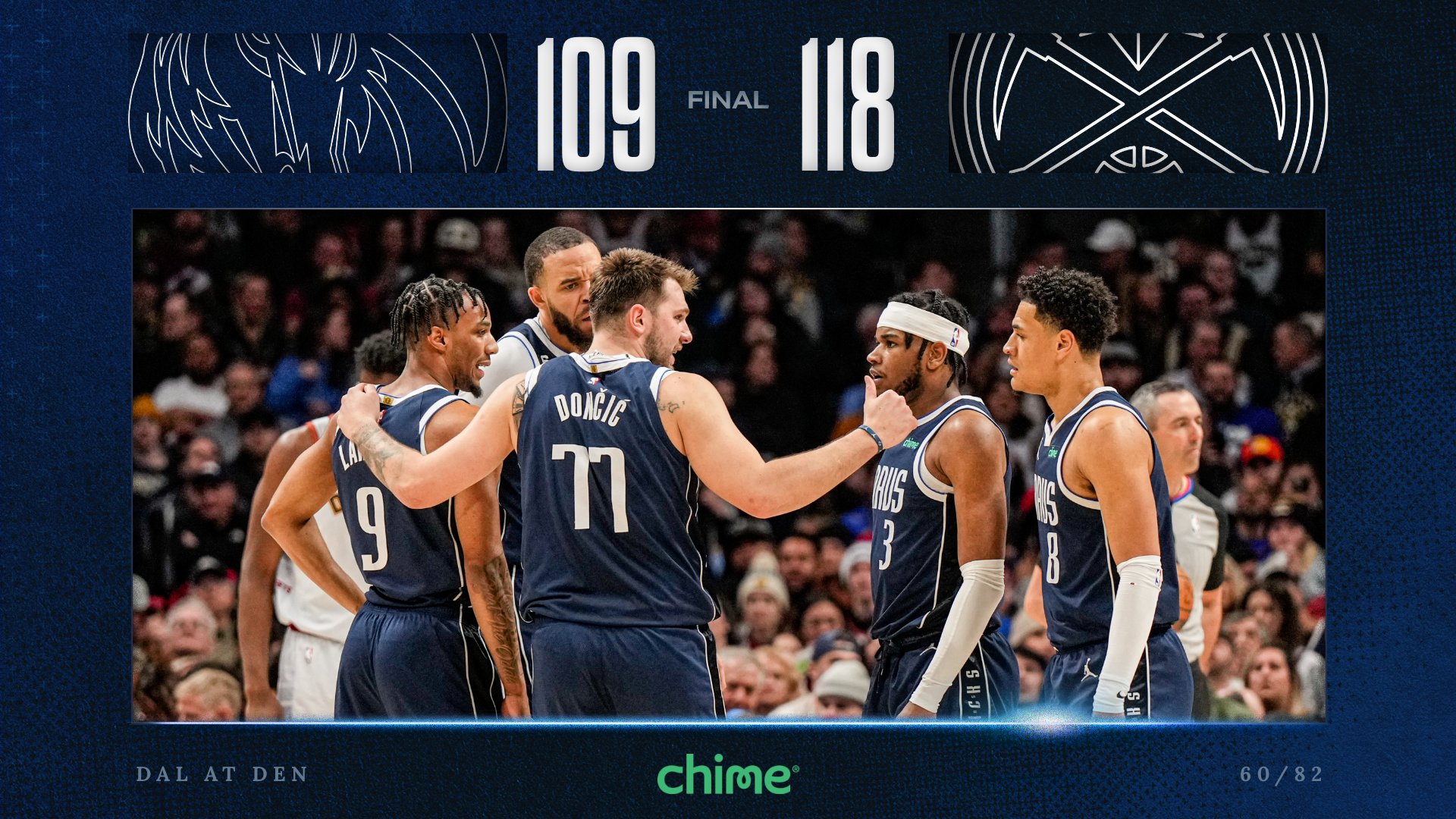 Dallas Mavericks on Twitter "Final in Denver. Chime MFFL https//t