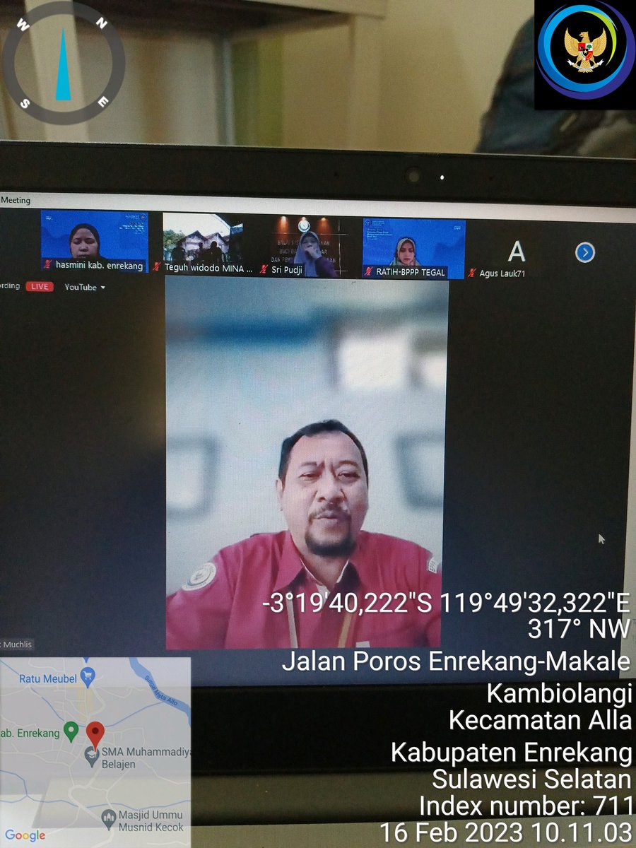 Hasmini10's tweet photo. Mengikuti pelatihan teknologi pakan  untuk mempercepat pertumbuhan benih ikan melalui via zoom pada hari kamis,16 Februari 2023 https://t.co/OAB3U3p7YK