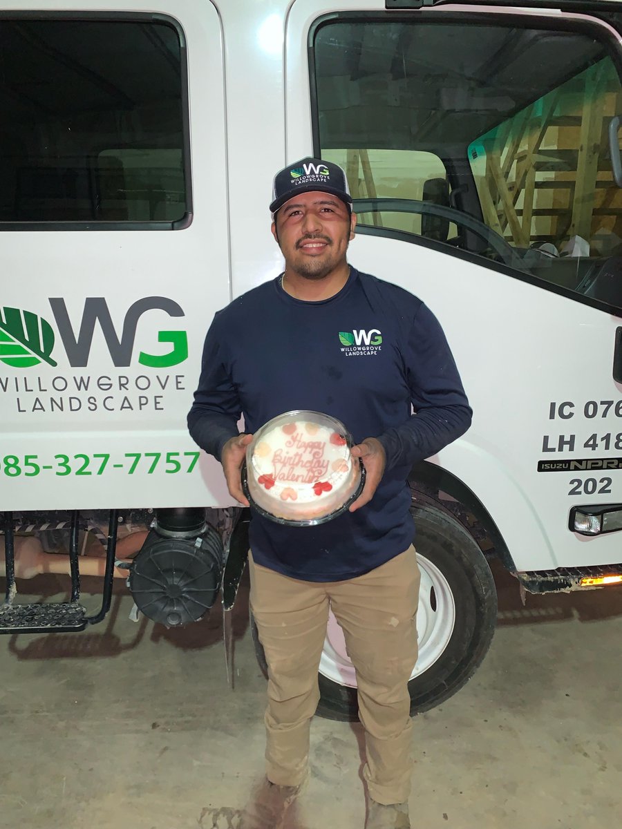 Feliz Cumpleanos, Valetin! We are so grateful for a;; you do here at WG!

#Willowgrovelandscape #WGFamily