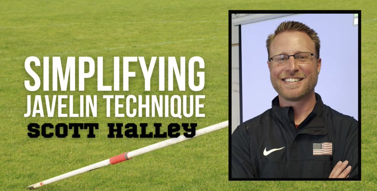 TheCoachHalley's tweet photo. Sorry to take so long to publish this! Thank you @thecoachtube and @Coach_Rathke for supporting this presentation on Simplifying the #Javelin Throw. https://t.co/HMfa1aOpjC https://t.co/sIT5IQ5qY0