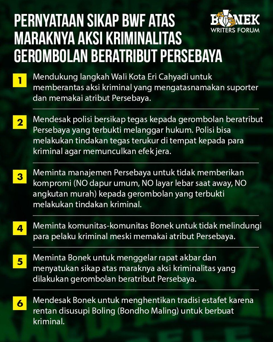Bonek Writers Forum tweet media