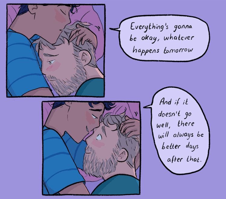 if you’re ever sad, just remember, nick and charlie grow old together ❤️‍🩹